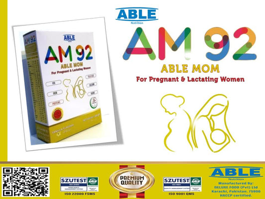 AM 92 (ABLE MOM) Mother Supplement - Vanilla Flavor 200gm